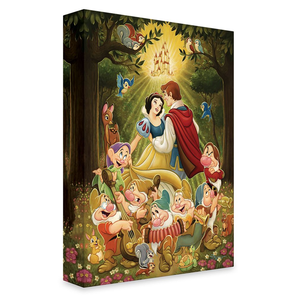 Snow White and the Seven Dwarfs ''Happily Ever After'' Gicl&eacute;e by Tim Rogerson &ndash; Limited Edition