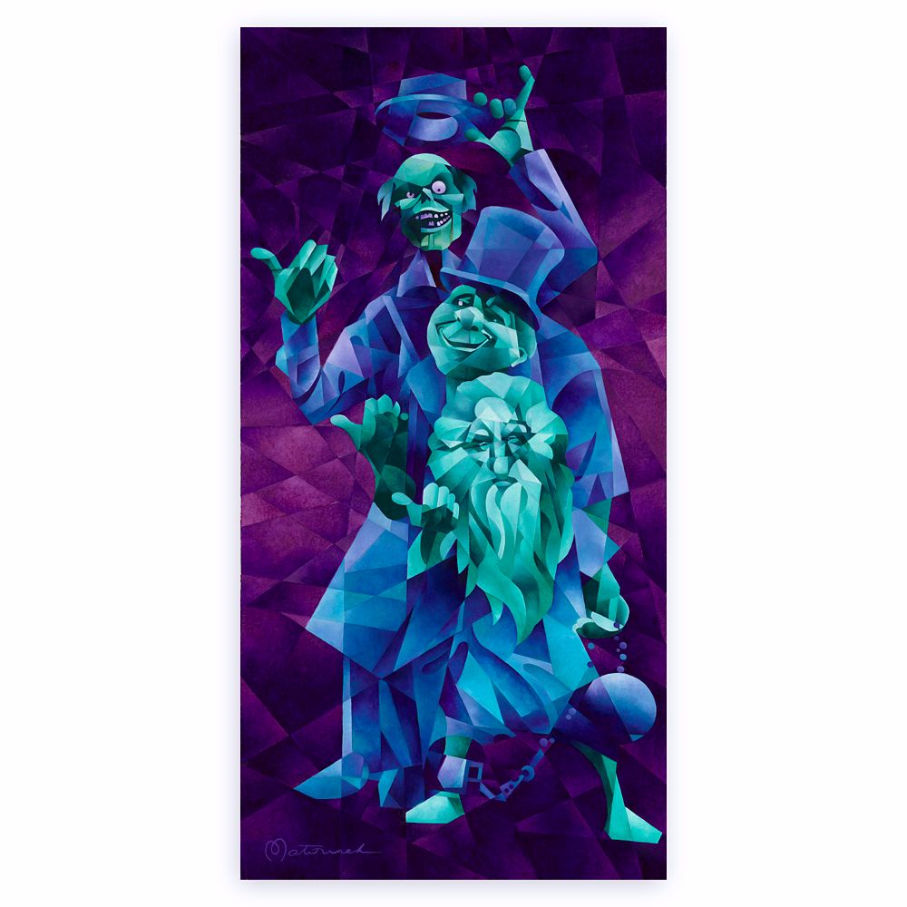 The Haunted Mansion ''Hitchhiking Ghosts'' Gicle by Tom Matousek Limited Edition Official shopDisney