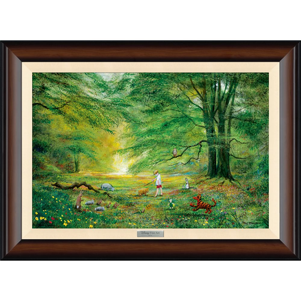 Winnie the Pooh ''The Knighting of Pooh'' by Peter & Harrison Ellenshaw Framed Canvas Artwork – Limited Edition