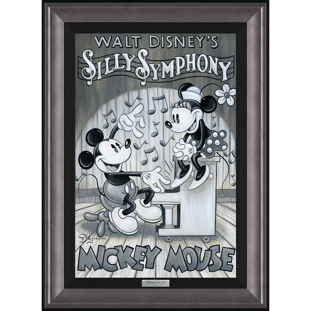 The Art of Disney deals Limited Edition Framed Poster Print Mickey and Minnie Mouse