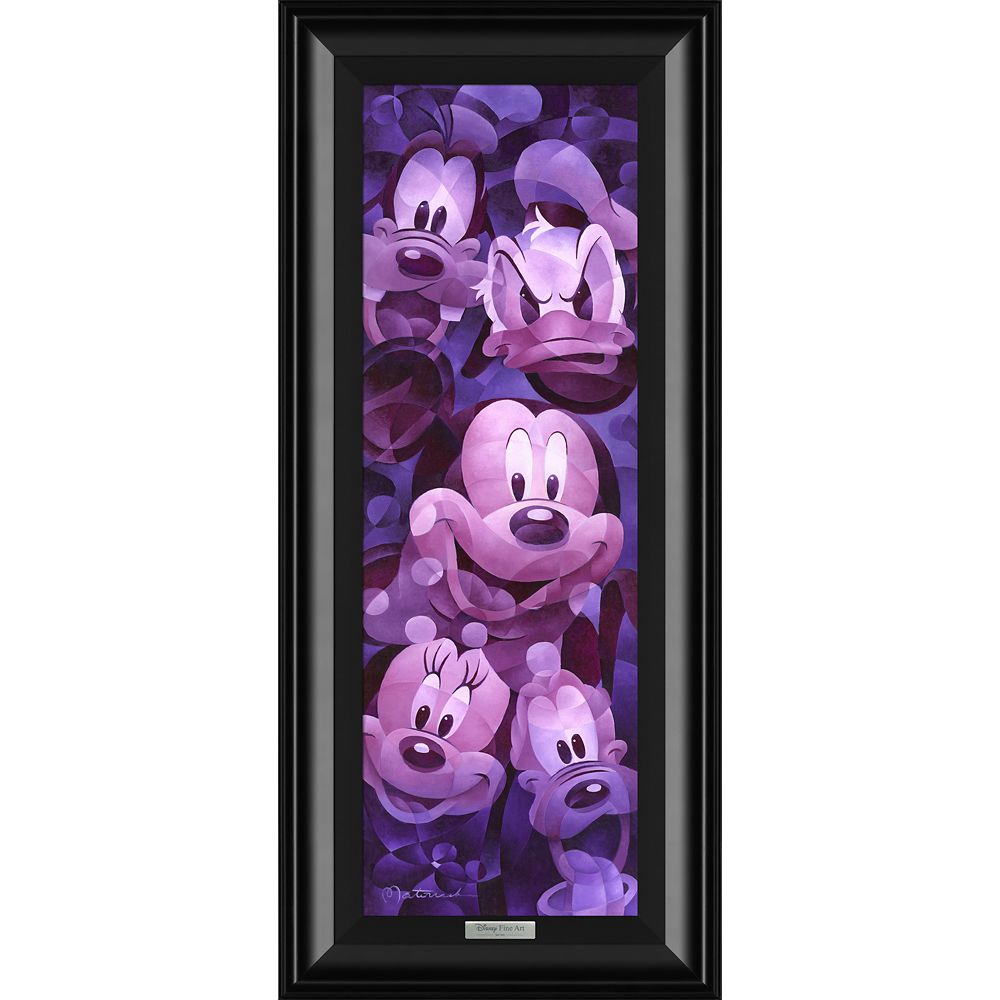 Mickey Mouse and Friends Take Five by Tom Matousek Framed Canvas Artwork  Limited Edition Official shopDisney