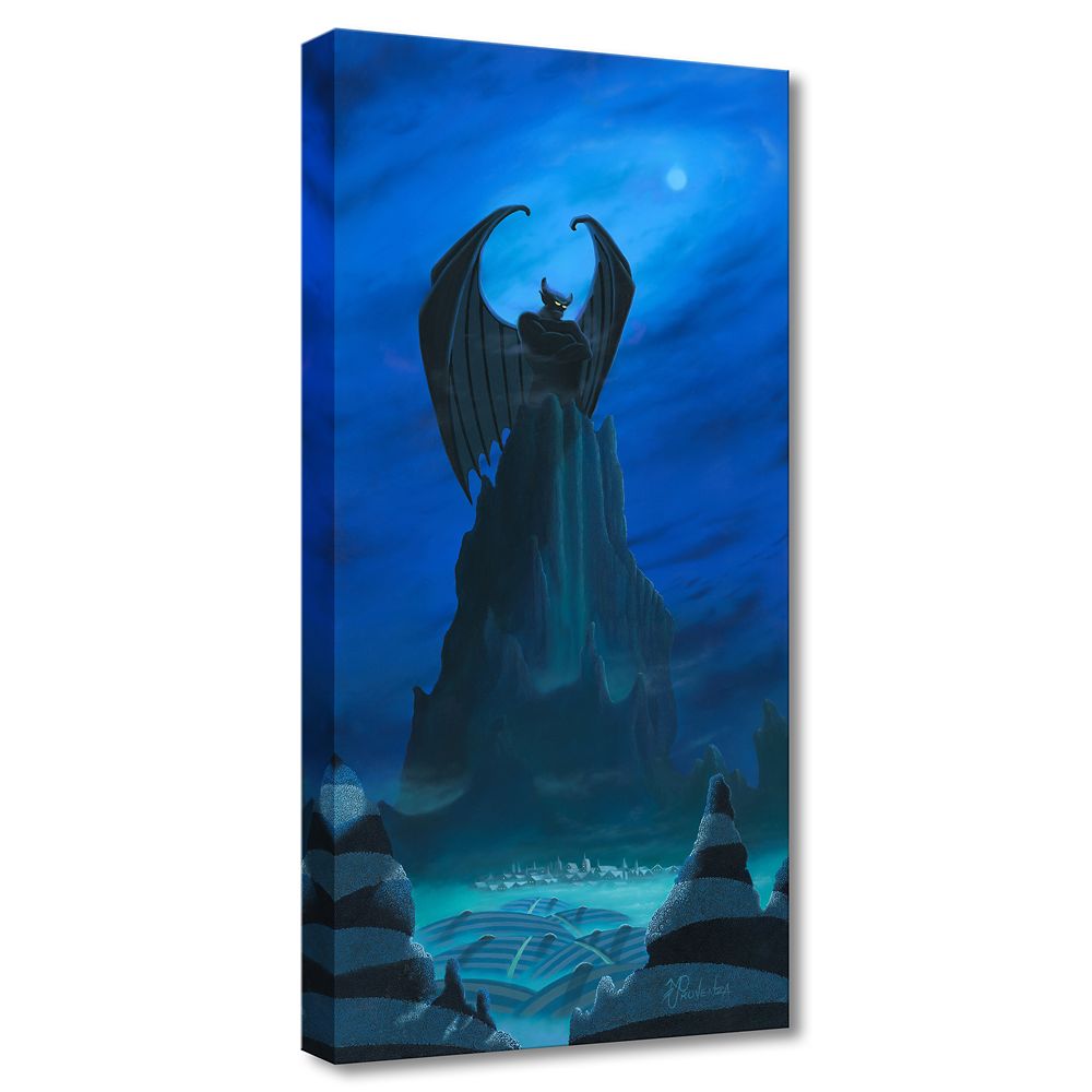 Chernobog ''A Dark Blue Night'' by Michael Provenza Hand-Signed & Numbered Canvas Artwork &ndash; Limited Edition