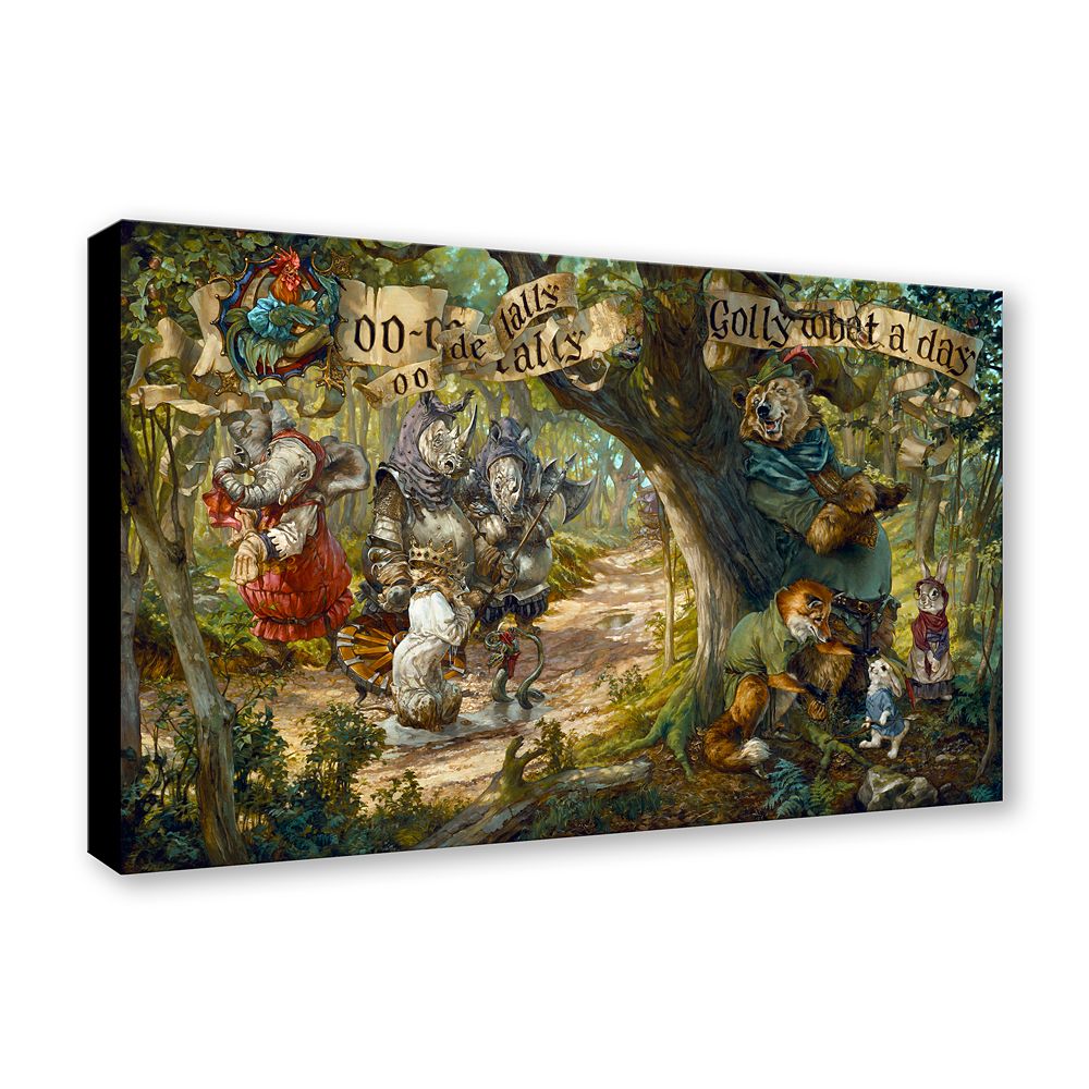 Robin Hood ''Oo-De-Lally'' by Heather Edwards Hand-Signed & Numbered Canvas Artwork &ndash; Limited Edition
