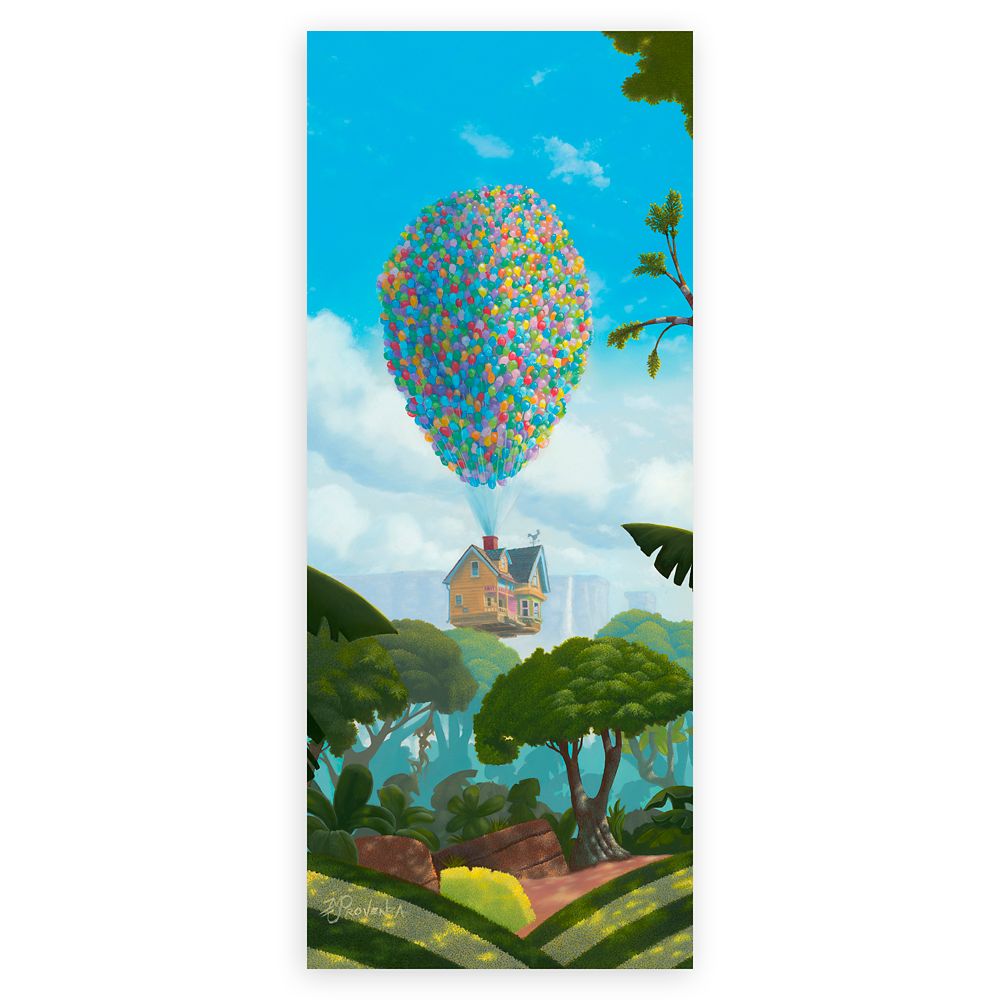 Up Ellies Dream by Michael Provenza Hand-Signed & Numbered Canvas Artwork  Limited Edition Official shopDisney