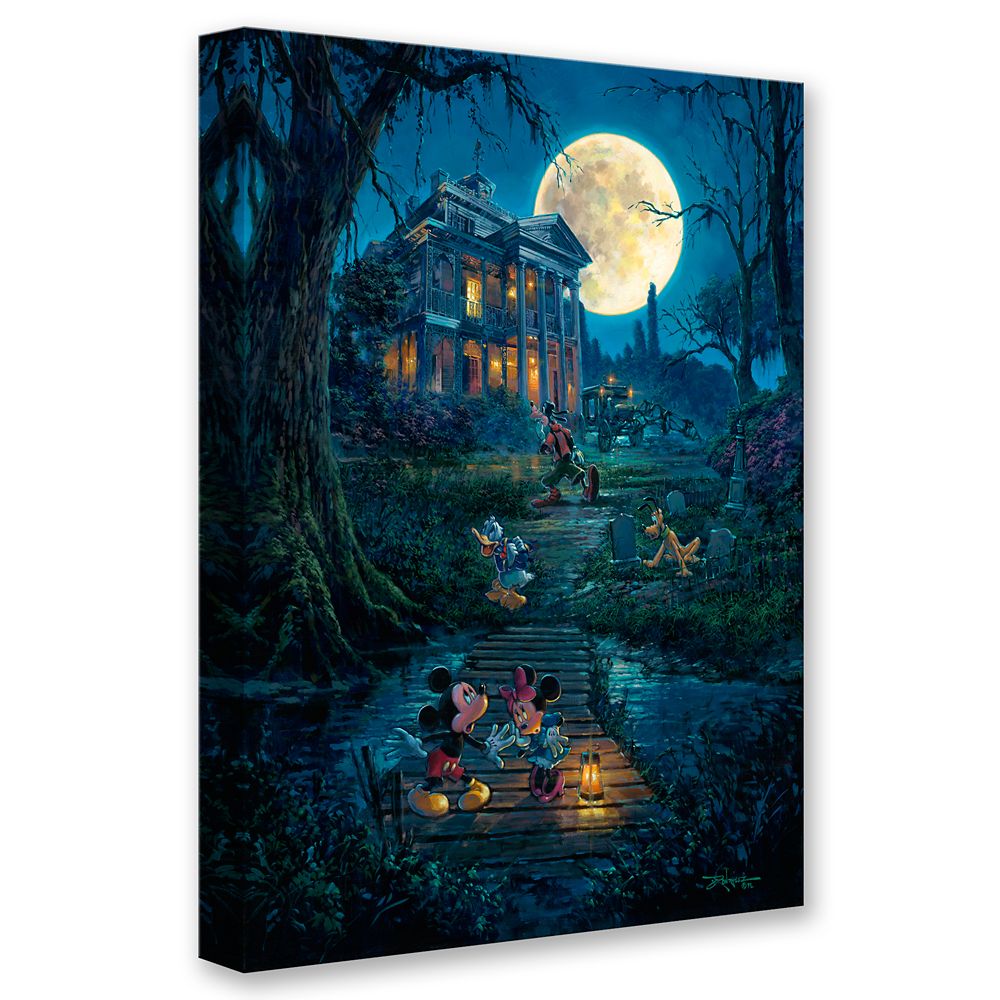 Mickey Mouse and Friends ''A Haunting Moon Rises'' Signed Gicl&eacute;e by Rodel Gonzalez &ndash; Limited Edition