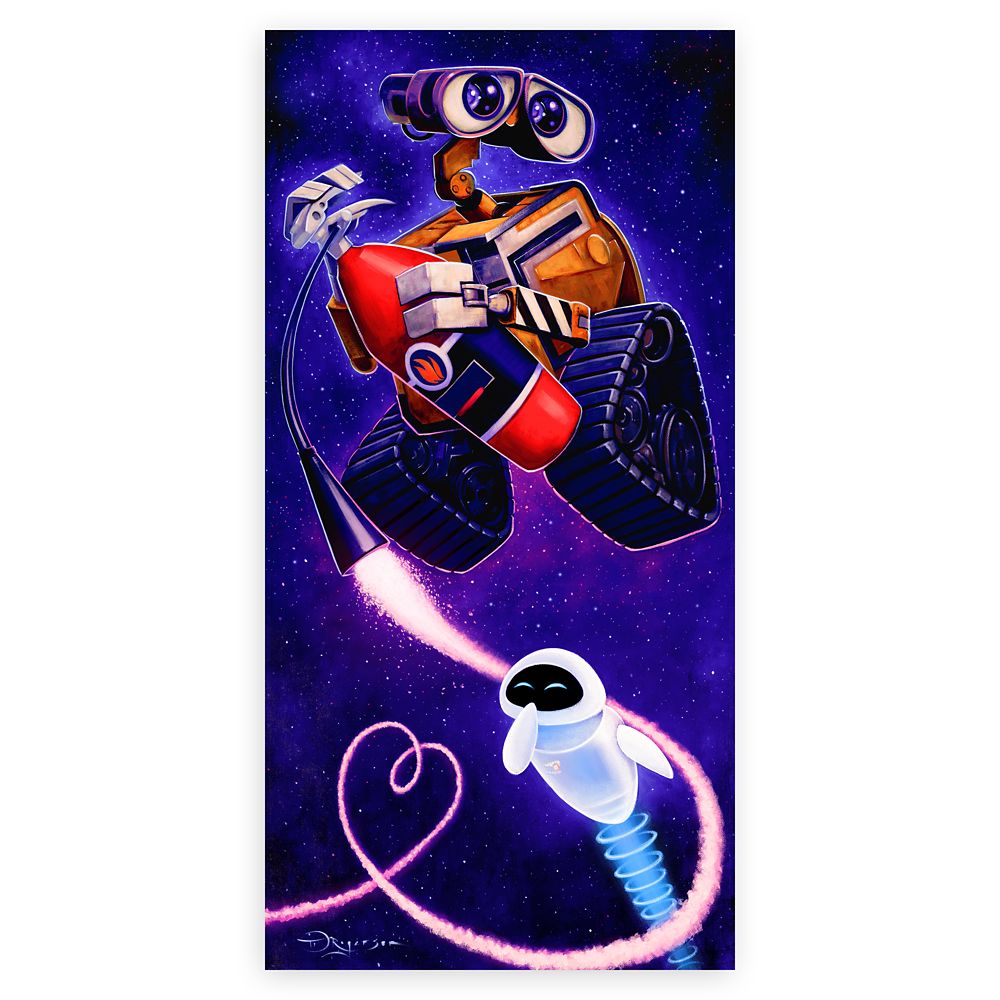 WALLE ''WALLE and E.V.E.'' Signed Gicle by Tim Rogerson Limited Edition Official shopDisney