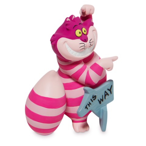 Фигурки Enesco Cheshire Cat ''This Way'' Mini Figure – Alice in Wonderland
