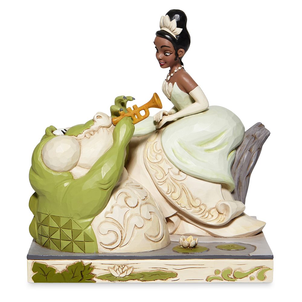 Tiana and Louis White Woodland Figure by Jim Shore The Princess and the Frog Official shopDisney