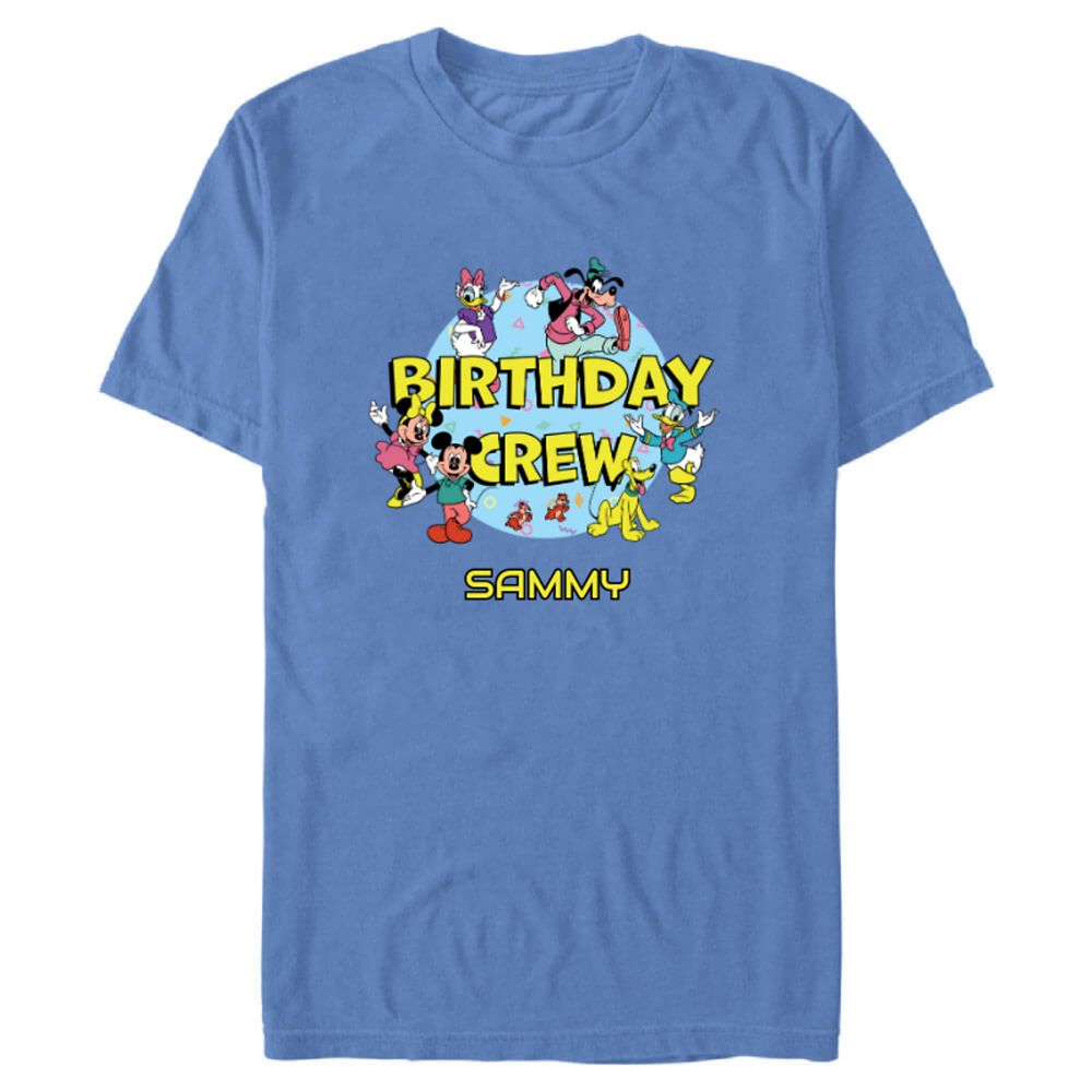 Mickey Mouse and Friends Birthday Crew Party Matching T-Shirt for Adults Customized Official shopDisney