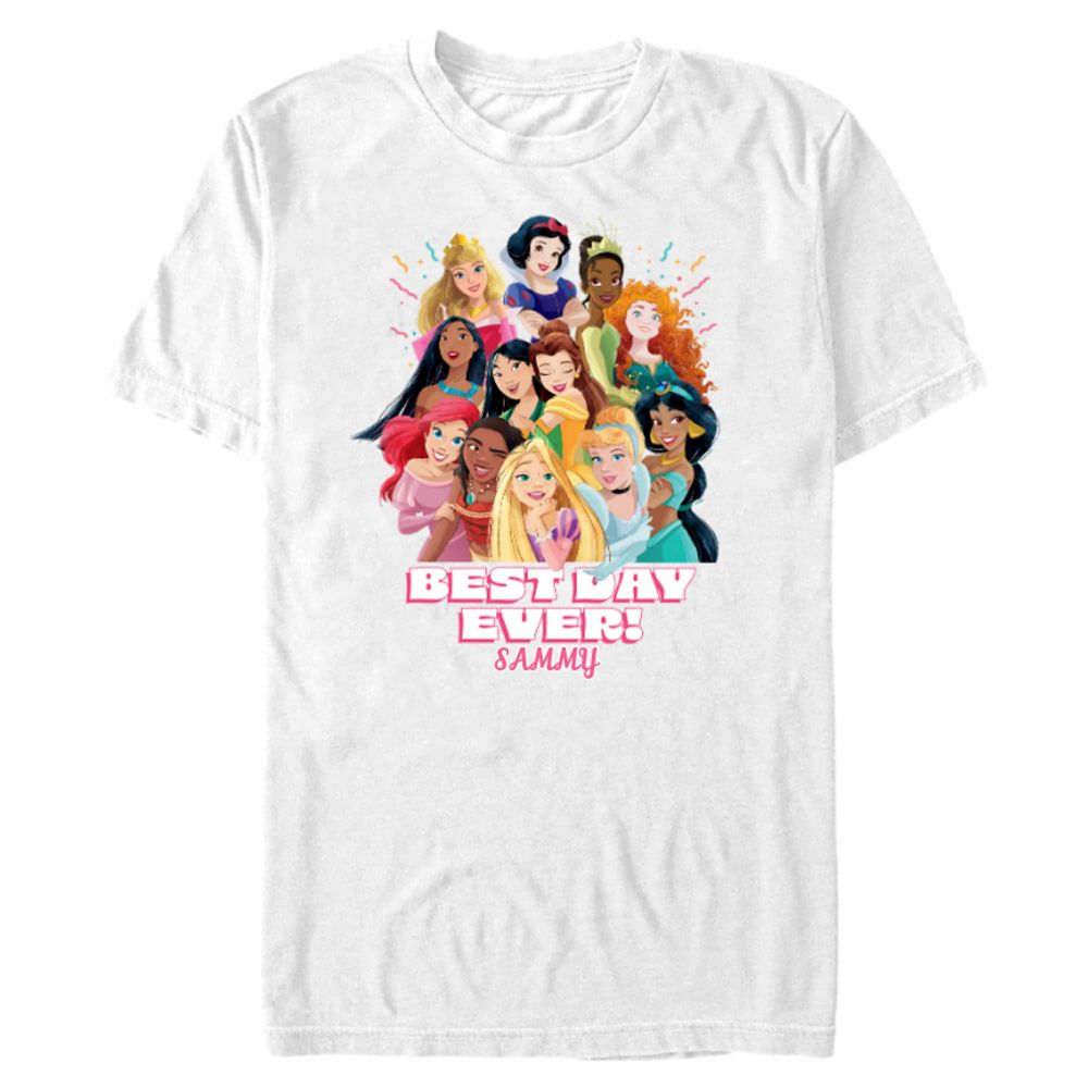 Disney Princess Best Day Ever Vacation & Trip Matching T-Shirt for Adults Customized
