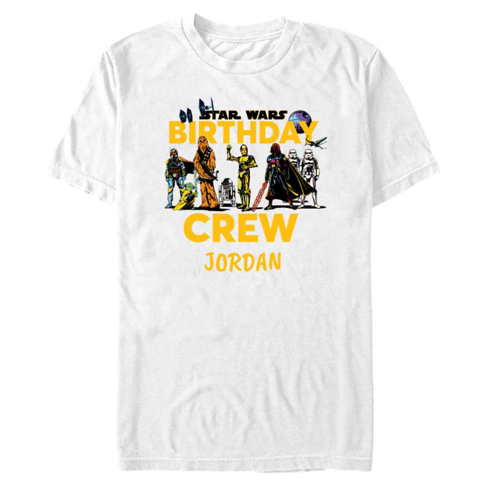 Star Wars Birthday Crew Party Matching T-Shirt for Adults Customized Official shopDisney