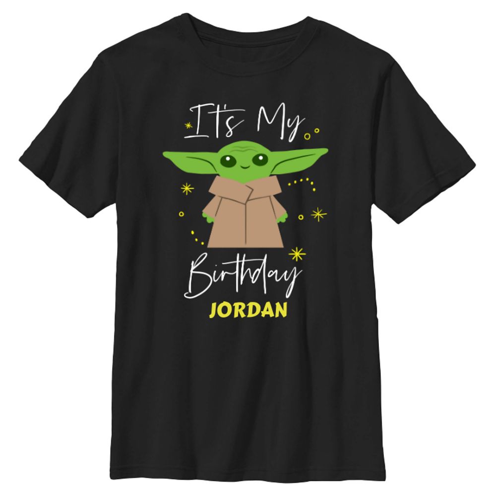 Grogu ''It's My Birthday'' T-Shirt for Kids – Star Wars: The Mandalorian – Customized