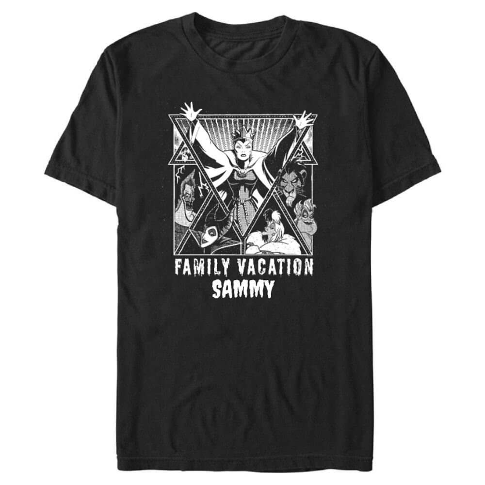 Disney Villains Family Vacation T-Shirt for Adults Customized
