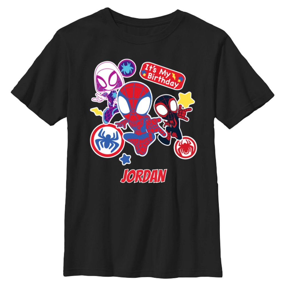 Spidey and His Amazing Friends Its My Birthday T-Shirt for Kids  Customized Official shopDisney