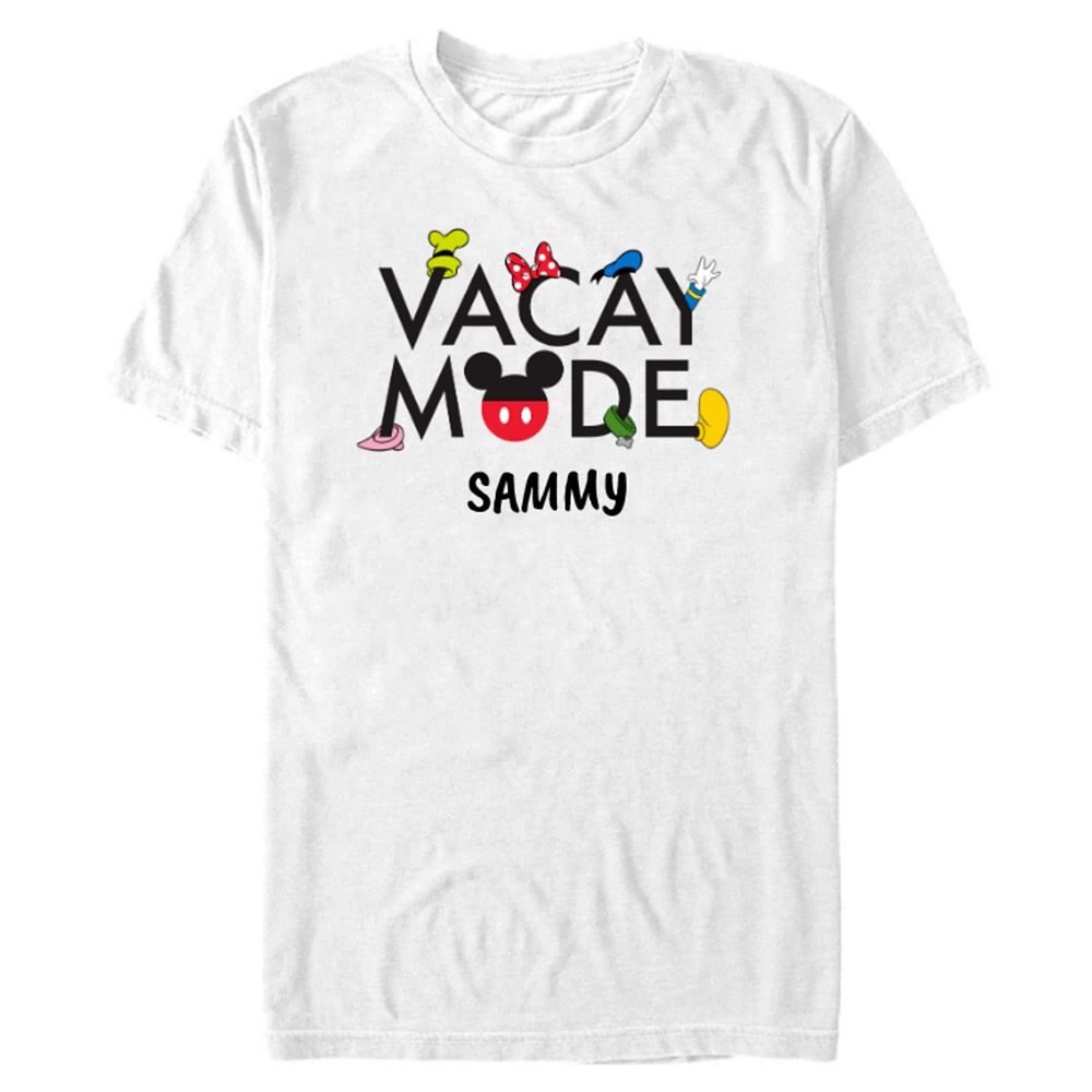Mickey Mouse and Friends Vacay Mode T-Shirt for Adults Customized Official shopDisney