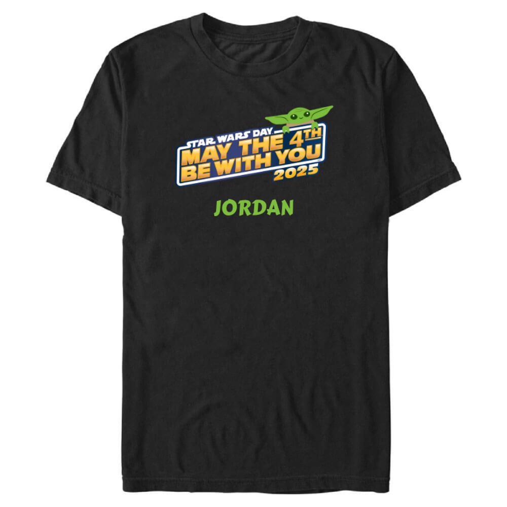 Grogu Star Wars Day ''May the 4th Be With You 2025'' Logo T-Shirt for Adults – Customized