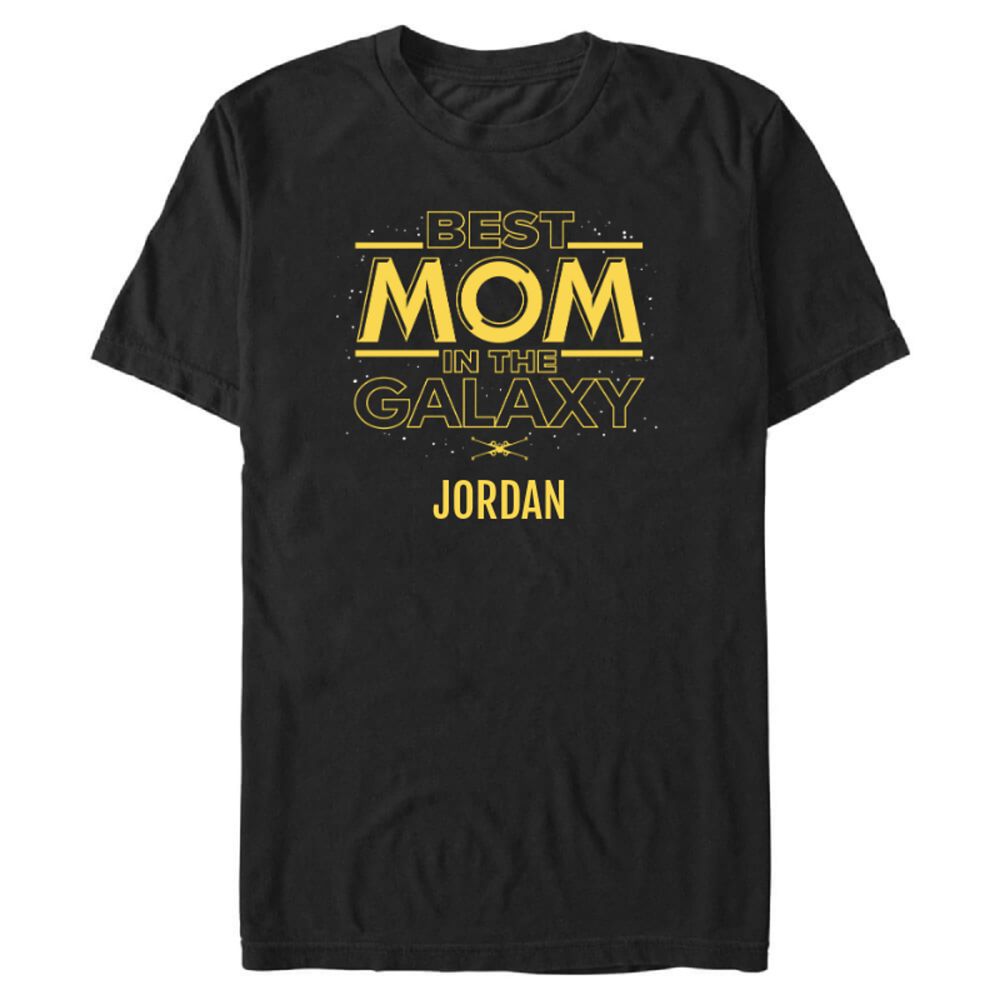 Star Wars ''Best Mom in the Galaxy'' Mother's Day T-Shirt for Adults – Customized