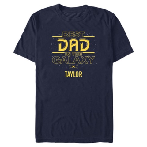 Футболки Disney Star Wars ''Best Dad in the Galaxy'' Father's Day T-Shirt – Customized