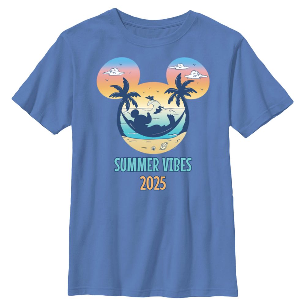 Mickey Mouse Icon Summer Vibes T-Shirt for Kids Customized Official shopDisney