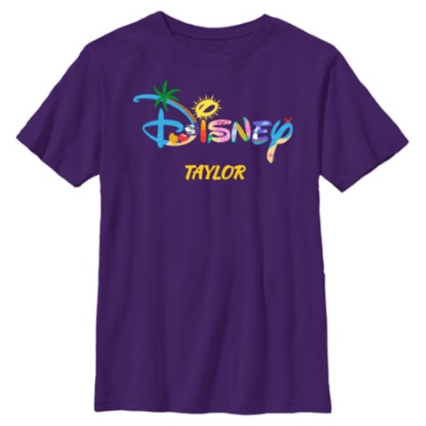 Футболки Disney Mickey Mouse Disney Logo T-Shirt – Customized