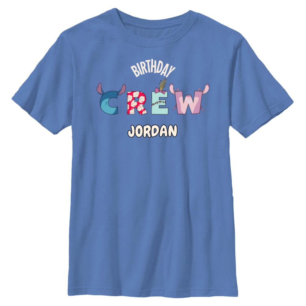 Stitch, Lilo, Angel & Scrump Birthday Crew Matching T-Shirt for Kids Lilo & Stitch Customized Official shopDisney