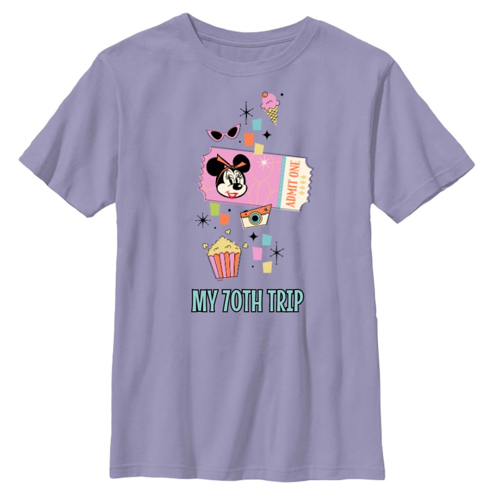 Minnie Mouse Disney Park Ticket Matching T-Shirt for Kids Customized