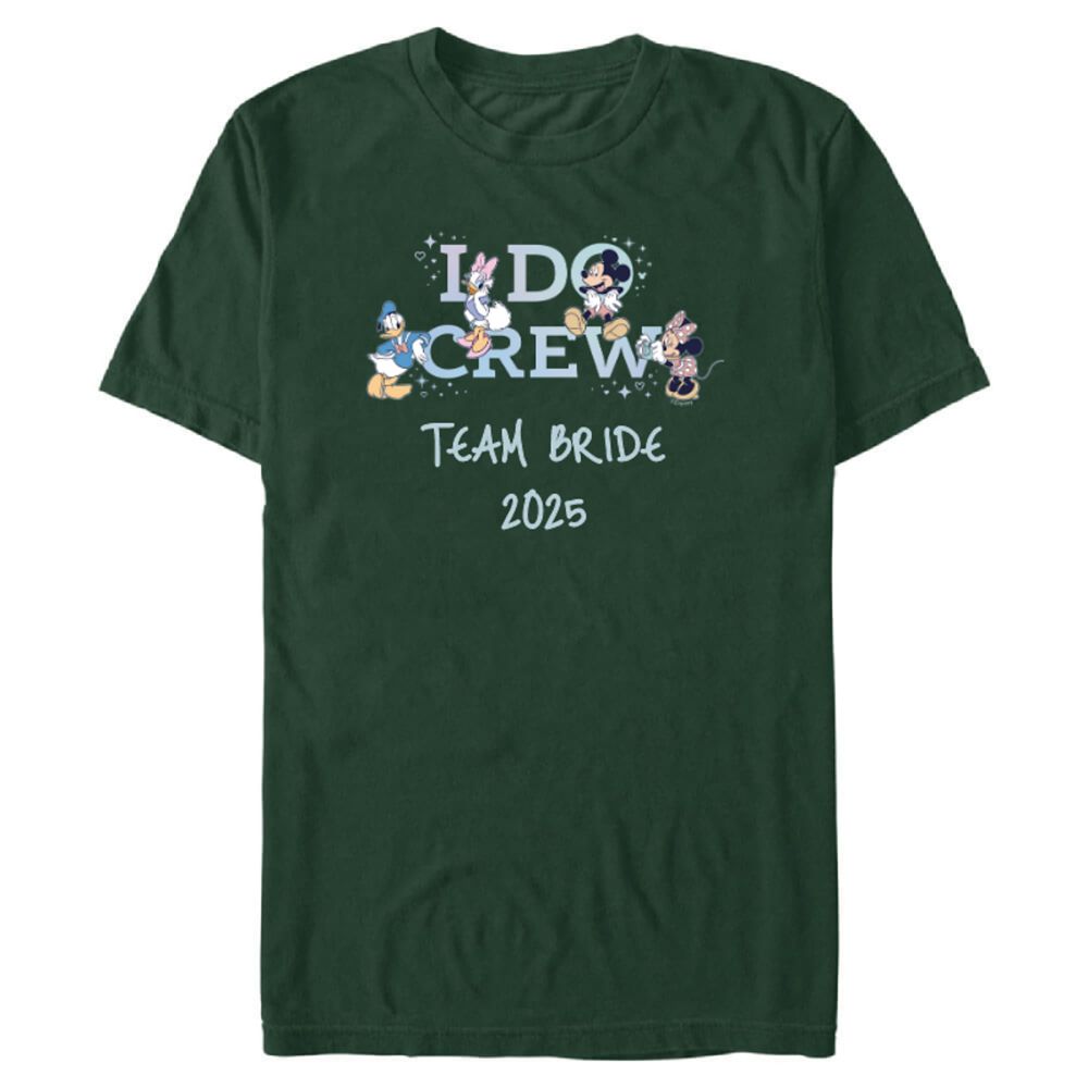 Mickey Mouse and Friends I Do Crew Wedding Party T-Shirt  Customized Official shopDisney