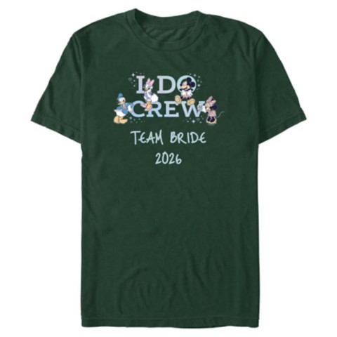 Футболки Disney Mickey Mouse and Friends ''I Do Crew'' Wedding Party T-Shirt – Customized