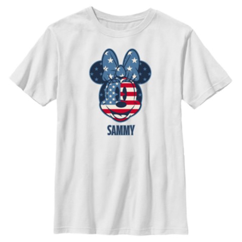 Детские футболки Disney Minnie Mouse Americana T-Shirt – Customized