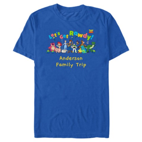 Футболки Disney Toy Story ''Let's Get Rowdy!'' Group Trip Family Vacation T-Shirt – Customized