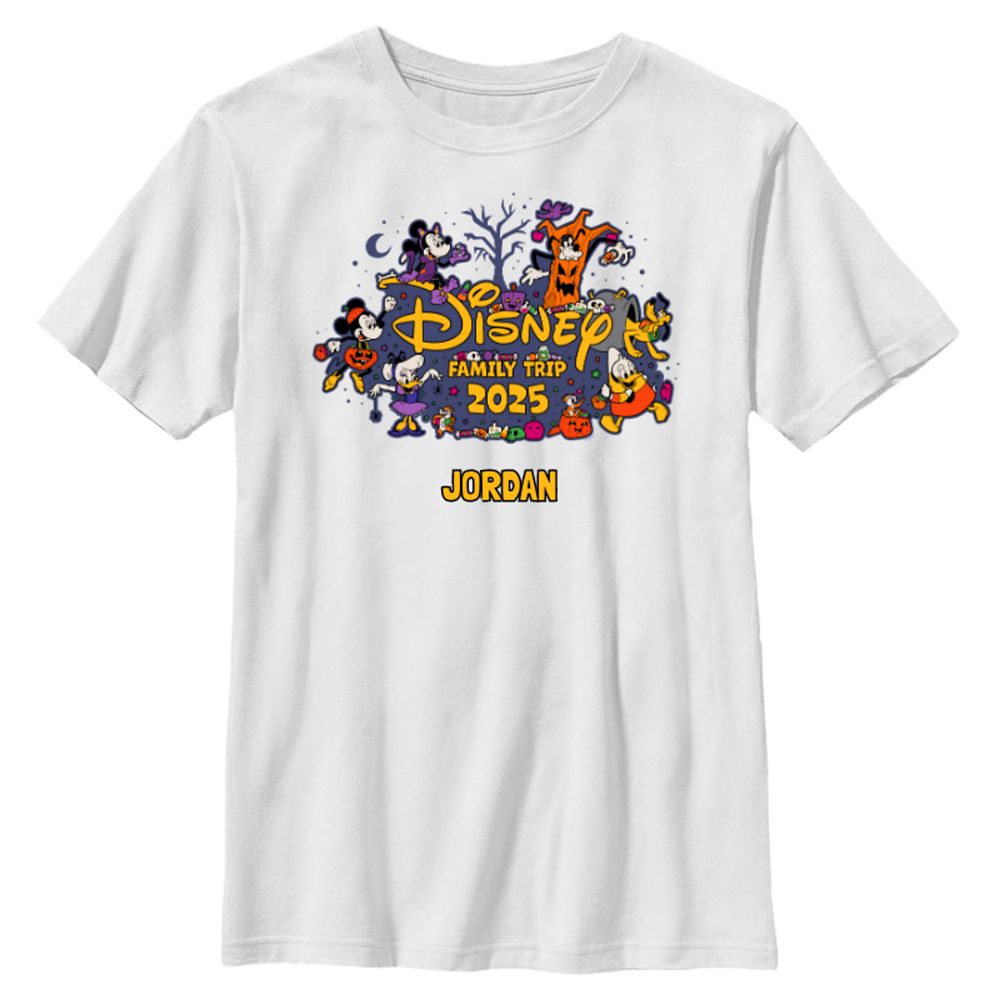 Mickey Mouse and Friends Disney Family Trip 2025 Halloween Vacation T-Shirt  Customized