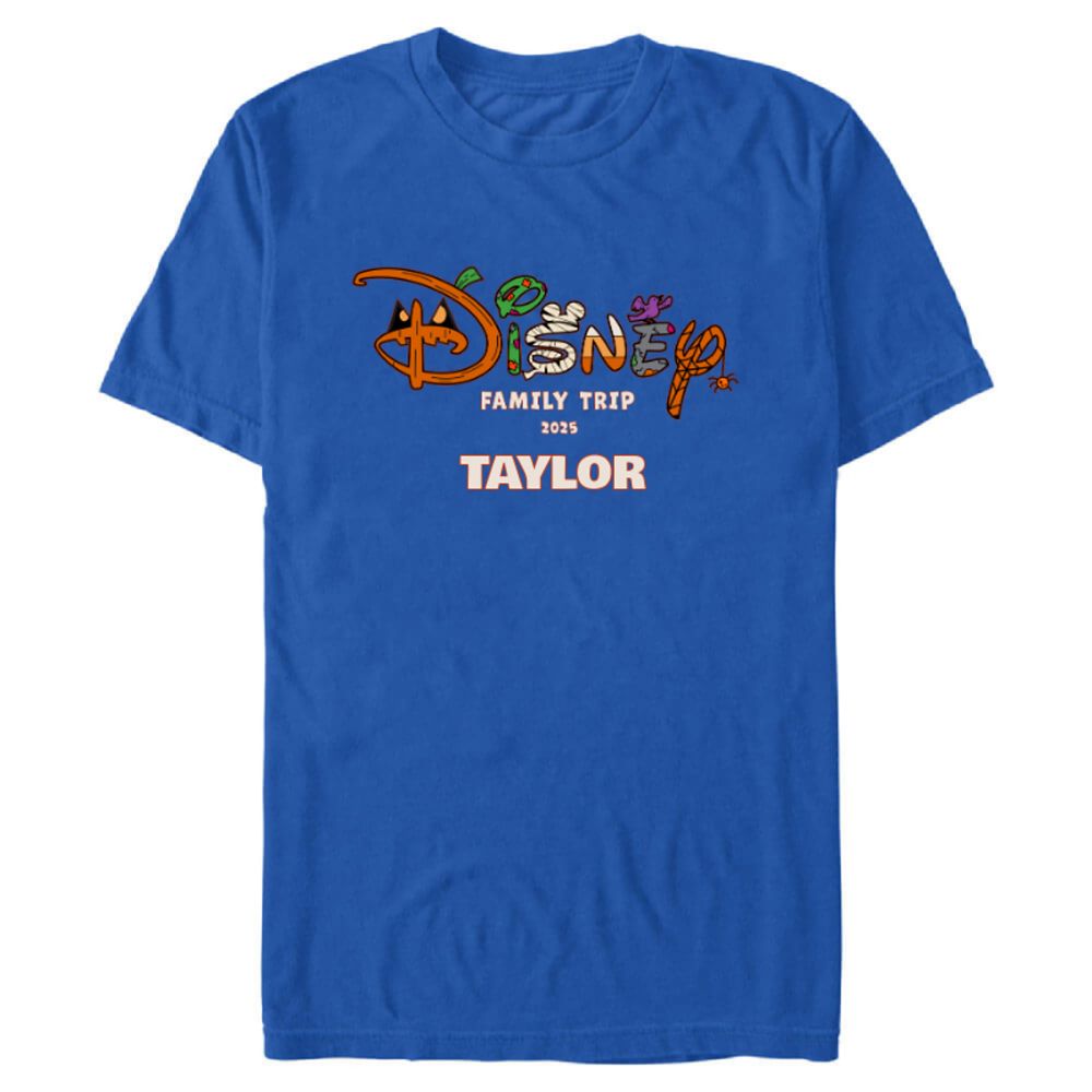 Disney Family Trip 2025 Matching Halloween Vacation T-Shirt Customized