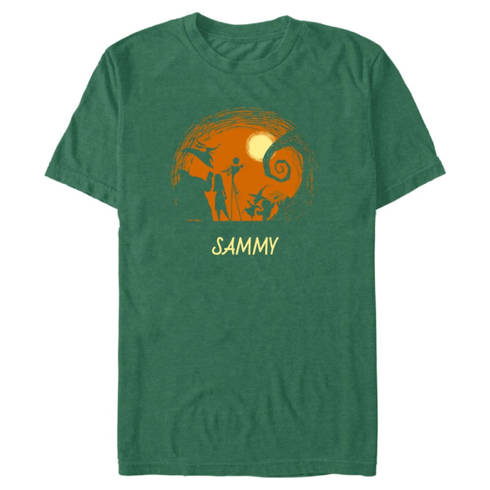 The Nightmare Before Christmas Halloween Silhouette T-Shirt for Adults – Customized