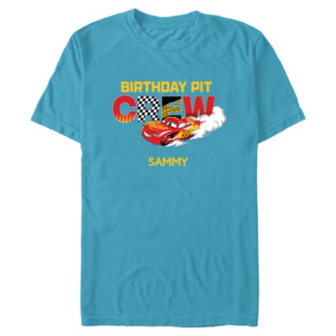 Футболки Disney Lightning McQueen ''Birthday Pit Crew'' T-Shirt for Kids – Cars – Customized