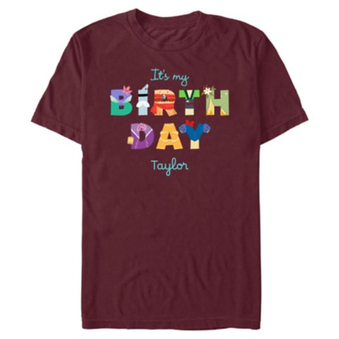 Футболки Disney Princess ''It's My Birthday'' Character Letters T-Shirt for Kids – Customized