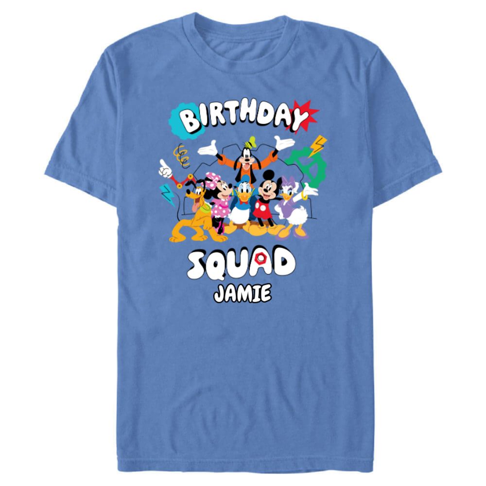 Mickey Mouse and Friends Birthday Squad T-Shirt for Kids Customized Official shopDisney
