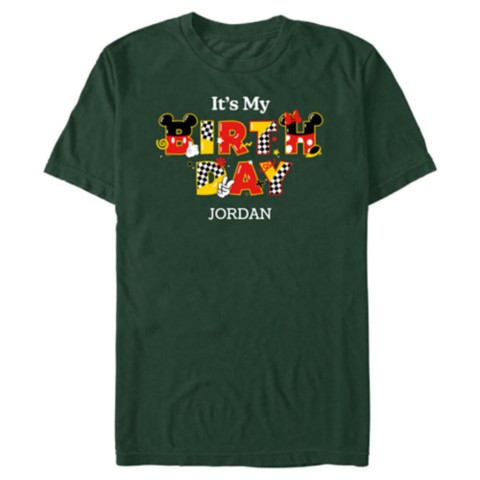 Футболки Disney Mickey and Minnie Mouse ''It's My Birthday'' T-Shirt for Kids – Customized
