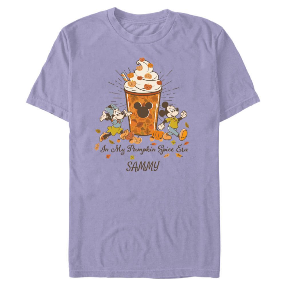 Mickey and Minnie Mouse In My Pumpkin Spice Era T-Shirt Customized Official shopDisney