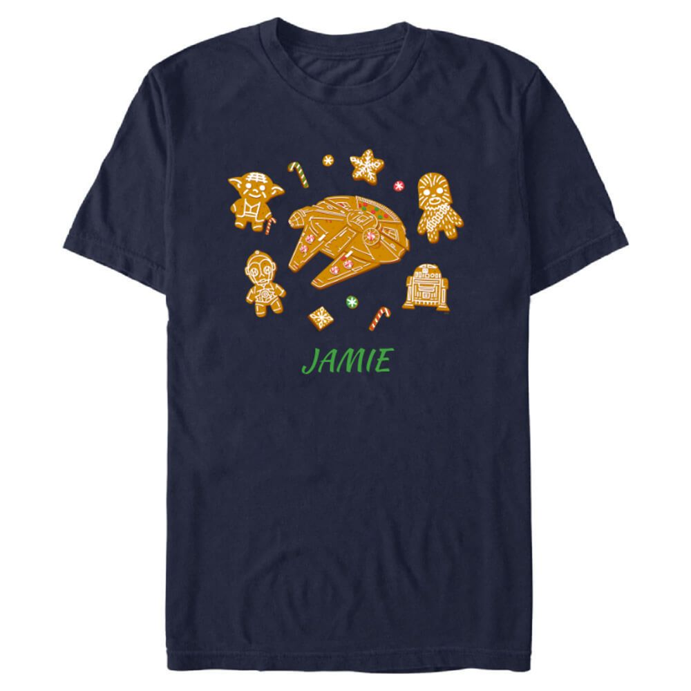 Star Wars Holiday Gingerbread Cookie Heroes T-Shirt  Customized Official shopDisney