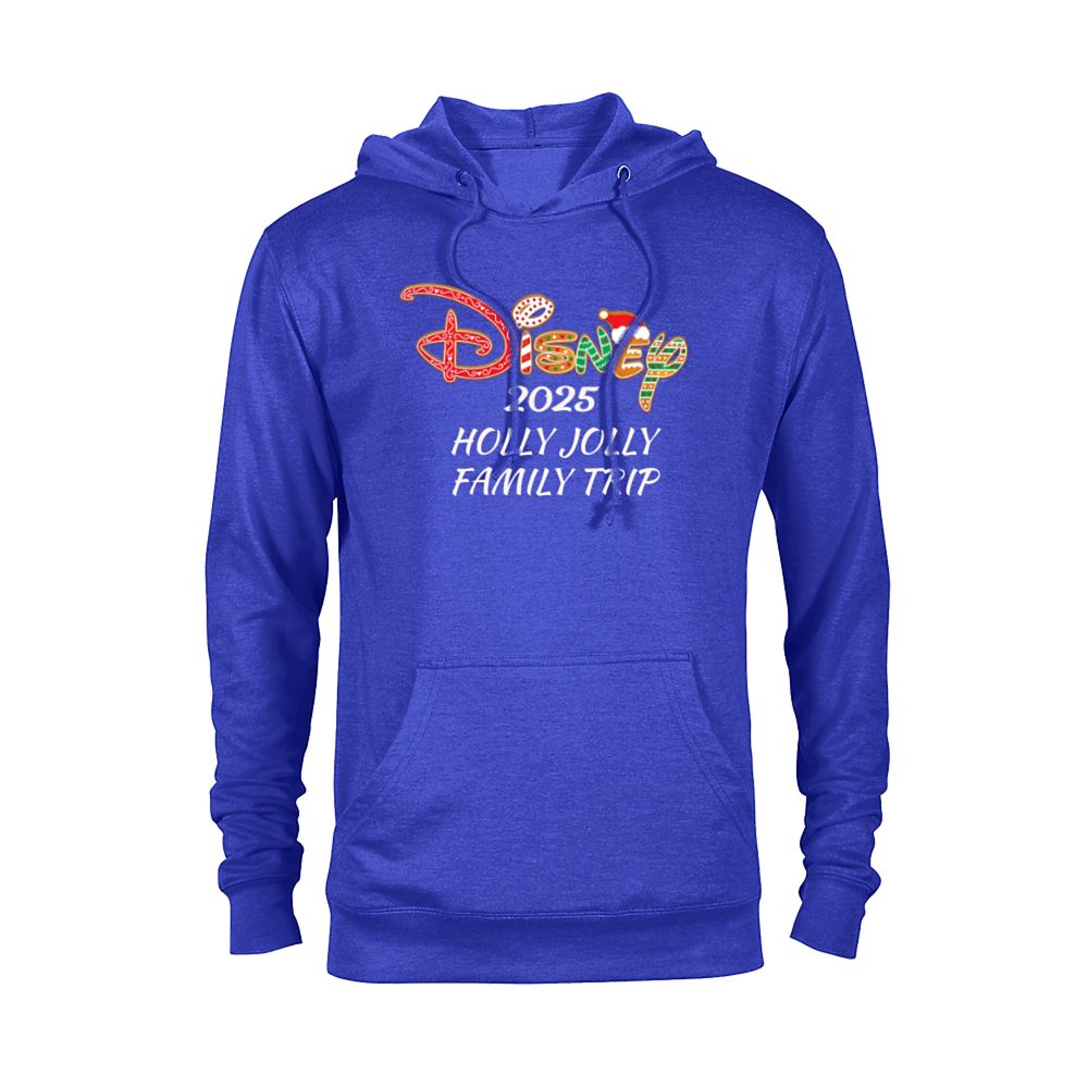 Disney Christmas Holiday Gingerbread Script Logo 2025 Pullover Hoodie for Adults  Customized
