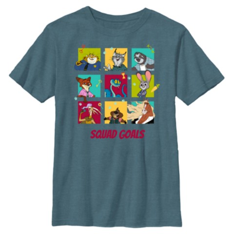 Футболки Disney Zootopia 2 Cast T-Shirt for Kids – Customized