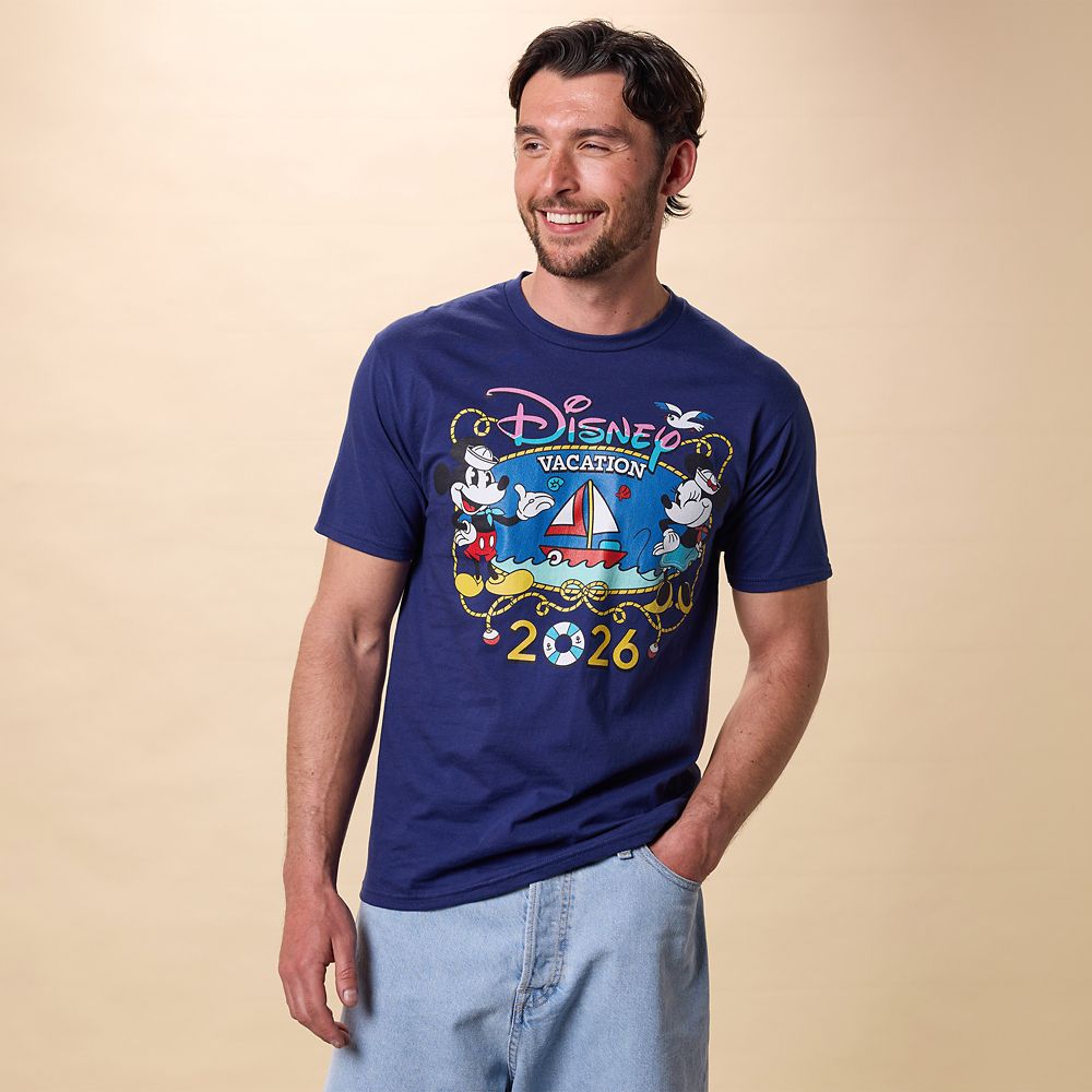 Mickey and Minnie Mouse Disney Cruise Vacation 2026 T-Shirt for Kids &ndash; Customized