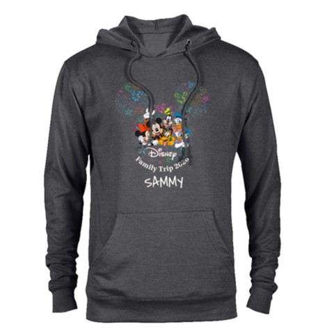Худи Disney Mickey Mouse and Friends Fireworks ''Disney Family Trip 2026'' Pullover for Adults – Customized