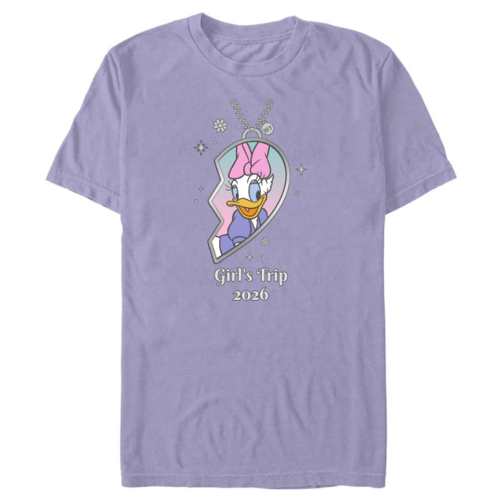 Daisy Duck BFF Best Friends Matching Heart Necklace T-Shirt &ndash; Customized