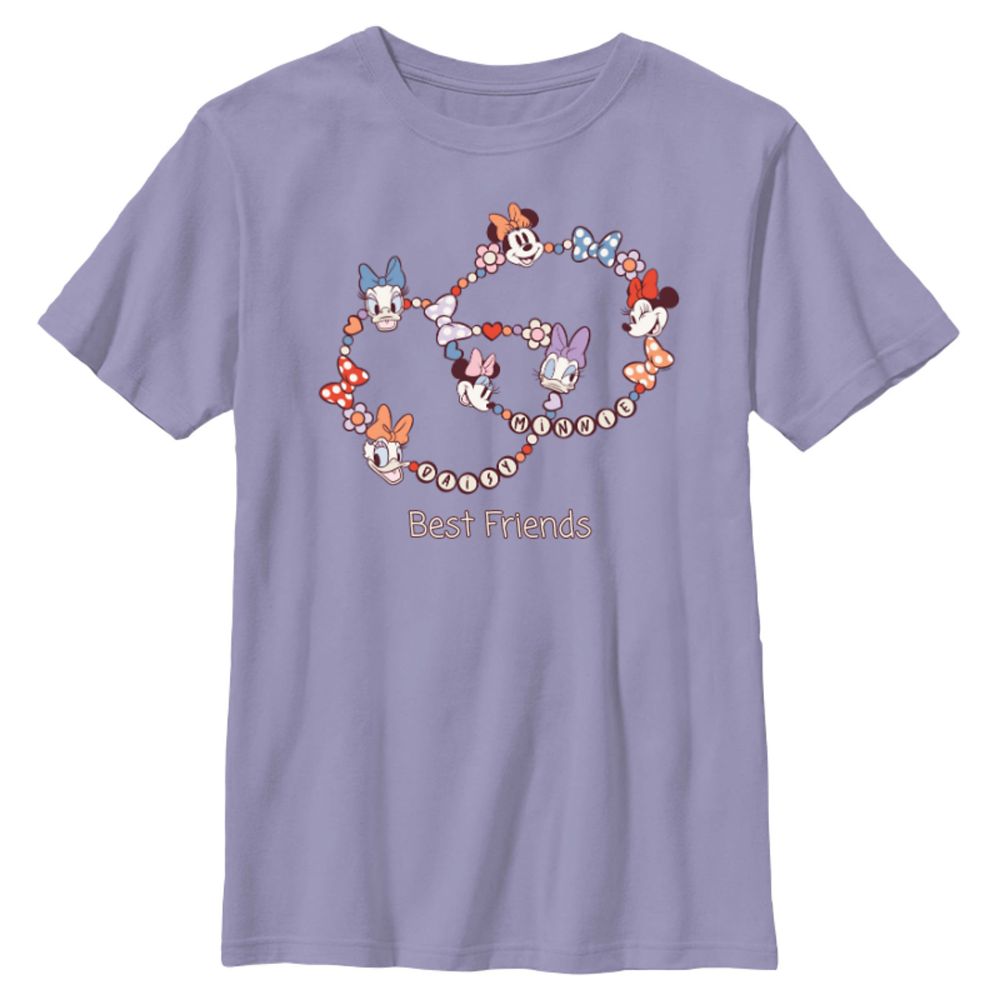 Minnie Mouse and Daisy Duck BFFs Matching Friendship Bracelets T-Shirt &ndash; Customized