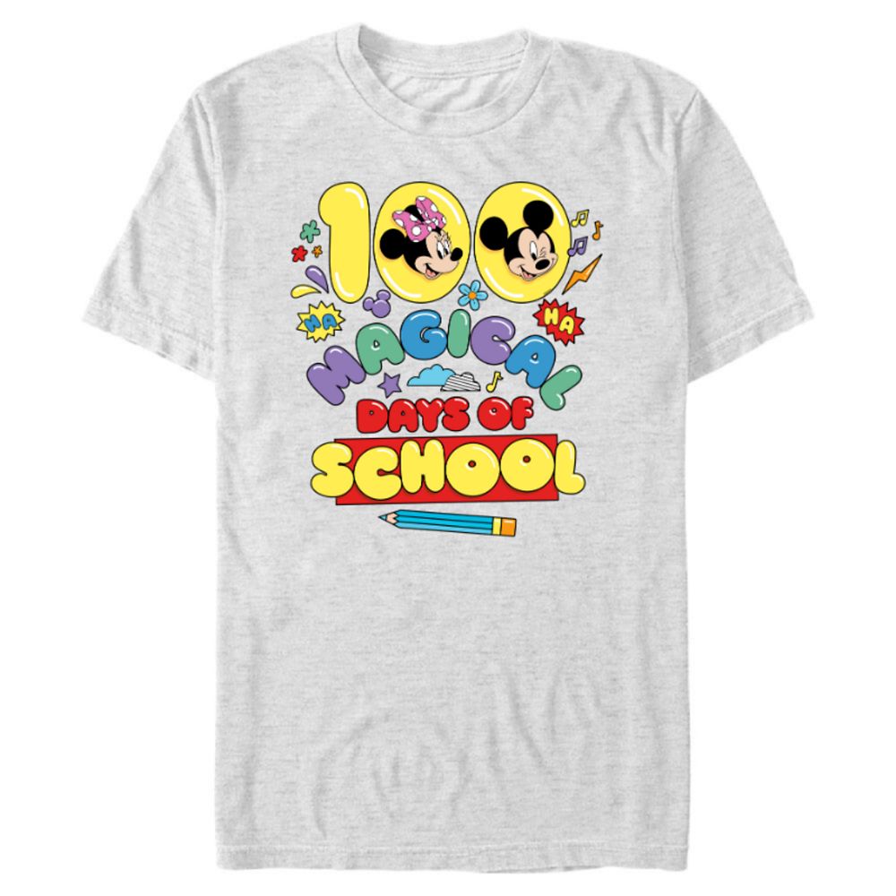 Mickey and Minnie Mouse ''100 Magical Days of School'' T-Shirt
