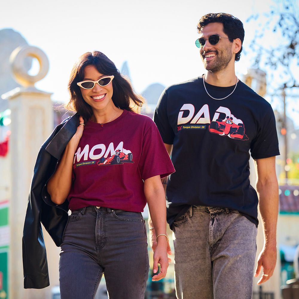 Mickey Mouse Racing ''Dad'' Family Disney Trip T-Shirt for Adults &ndash; Customized