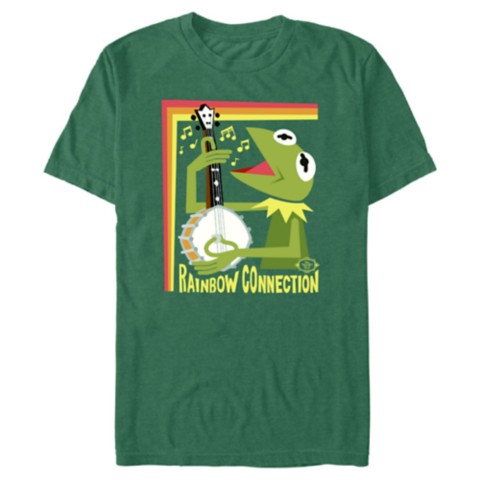 Футболки Disney The Muppets Kermit the Frog ''Rainbow Connection'' Stylized T-Shirt – Customized