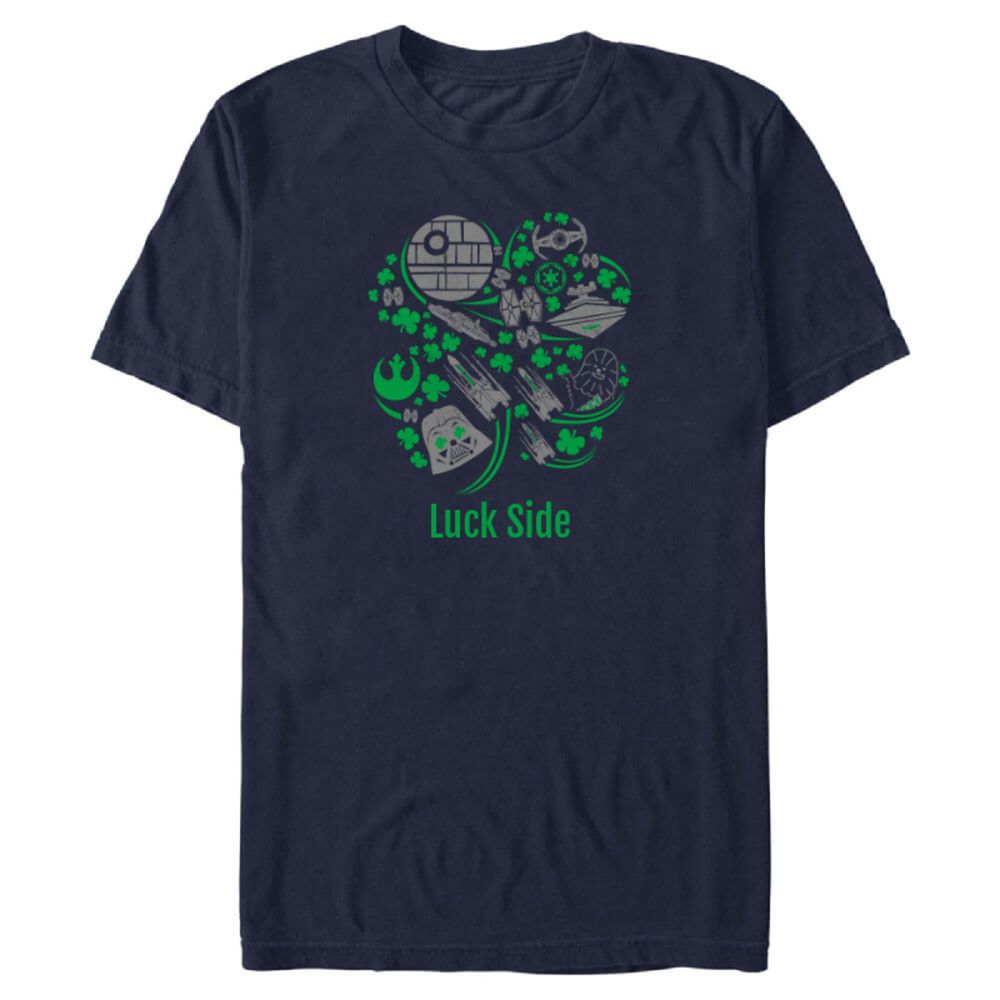Star Wars St. Patrick's Day Lucky Four-Leaf Clover Icon T-Shirt &ndash; Customized