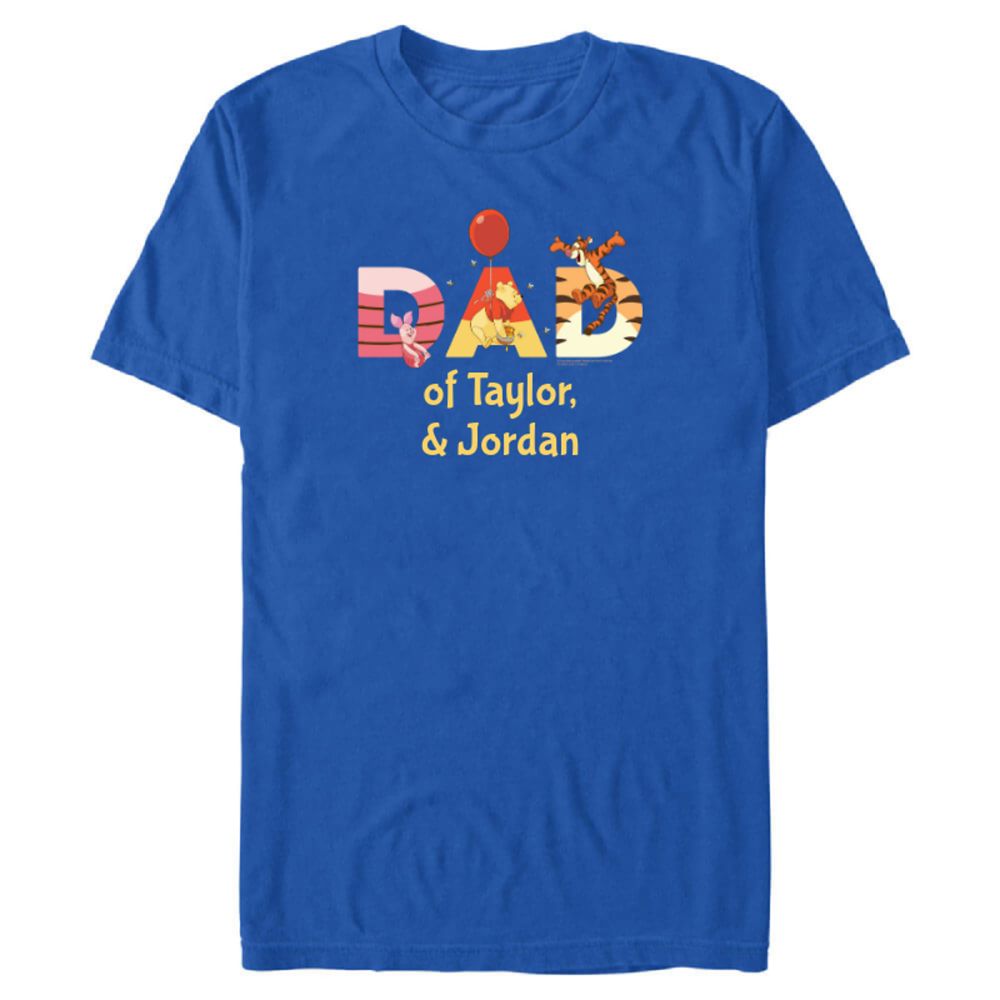 Winnie the Pooh and Pals ''Dad'' Father's Day T-Shirt for Adults &ndash; Customized